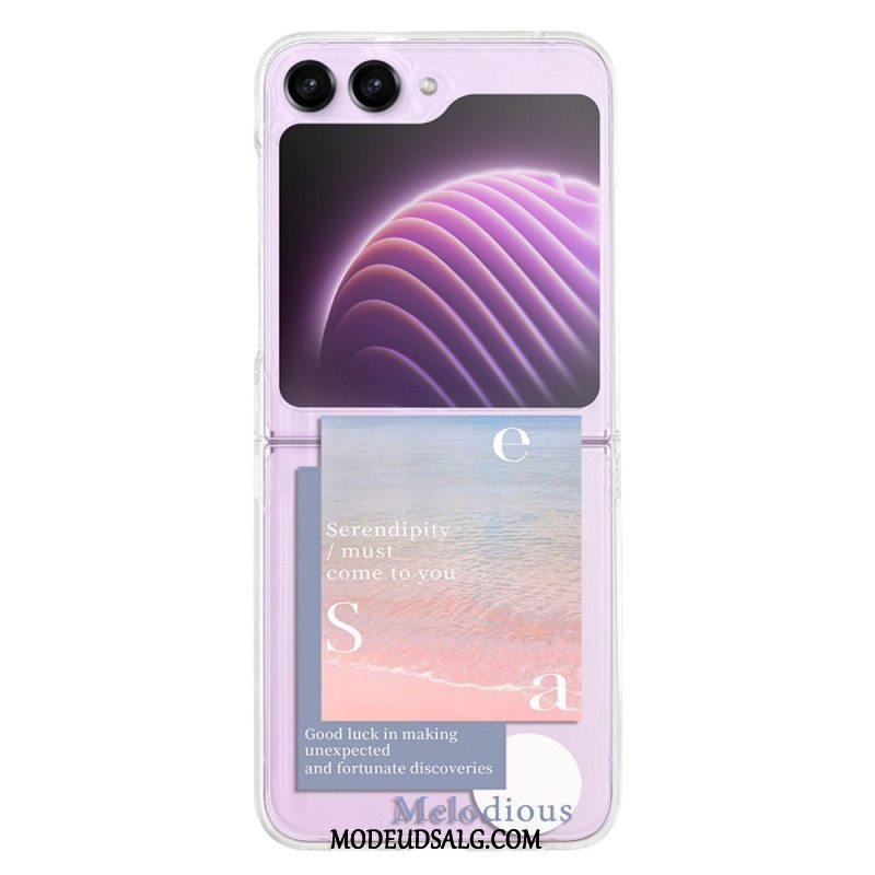 Cover Samsung Galaxy Z Flip 5 Gennemsigtig Destination