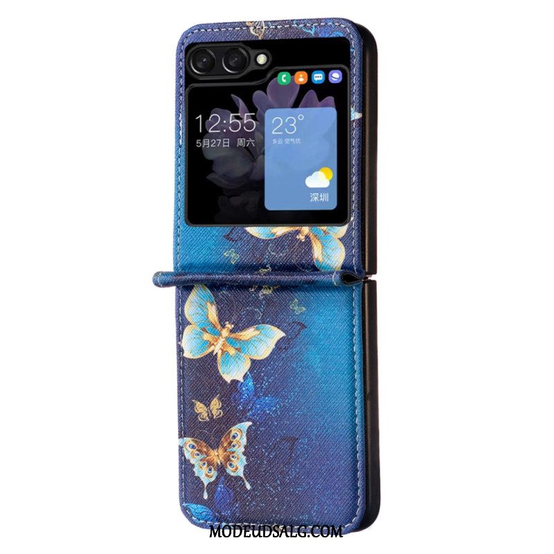 Cover Samsung Galaxy Z Flip 5 Sommerfugle