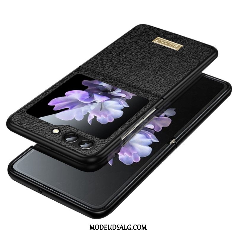 Cover Samsung Galaxy Z Flip 5 Sulada Lædereffekt