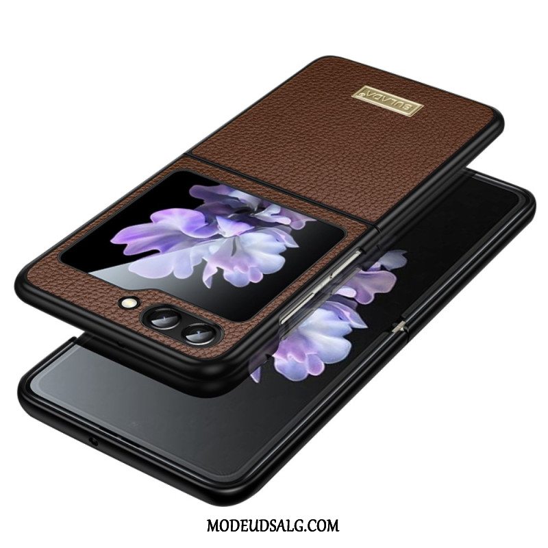 Cover Samsung Galaxy Z Flip 5 Sulada Lædereffekt