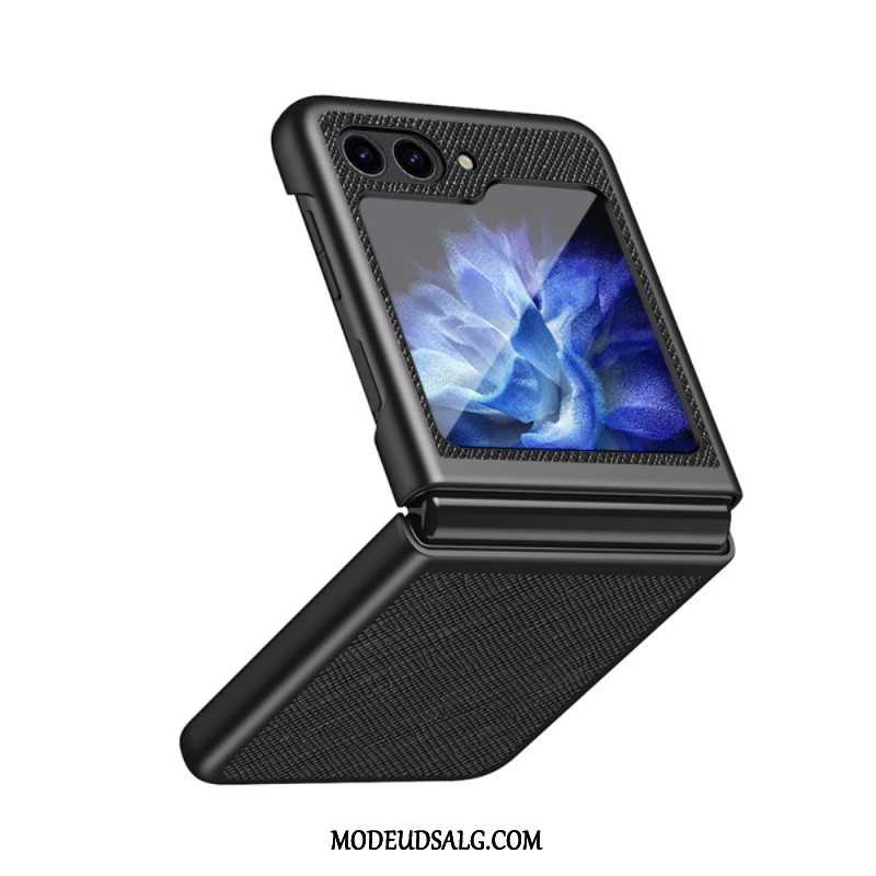 Cover Samsung Galaxy Z Flip 5 Vævet Kunstlæder