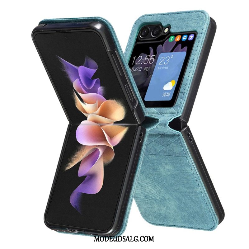 Cover Samsung Galaxy Z Flip 6 Kunstlæderfrise