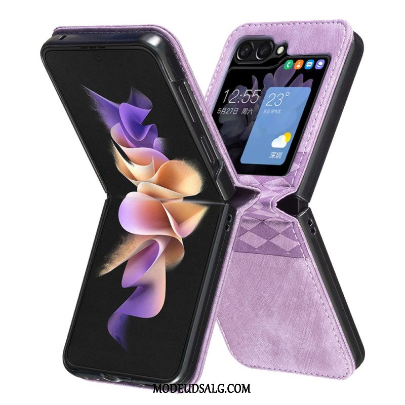 Cover Samsung Galaxy Z Flip 6 Kunstlæderfrise