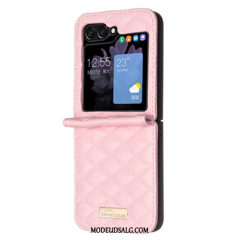 Cover Samsung Galaxy Z Flip 6 Quiltet Binfen Farve