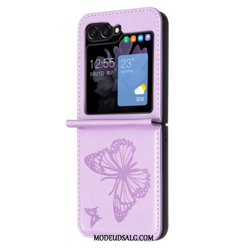 Cover Samsung Galaxy Z Flip 6 Sommerfugle Mønster