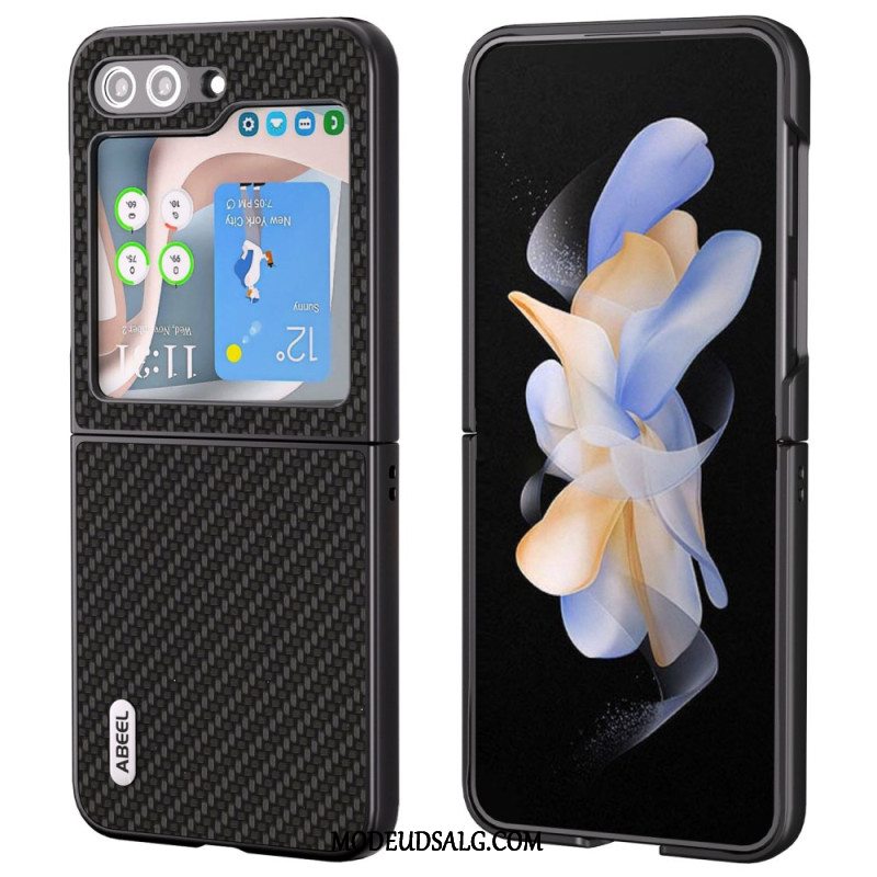 Cover Samsung Galaxy Z Flip 6 Telefon Etui Abeel Carbon Fiber Design