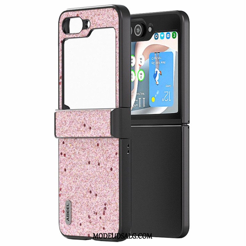 Cover Samsung Galaxy Z Flip 6 Telefon Etui Glitrende Overflade Abeel