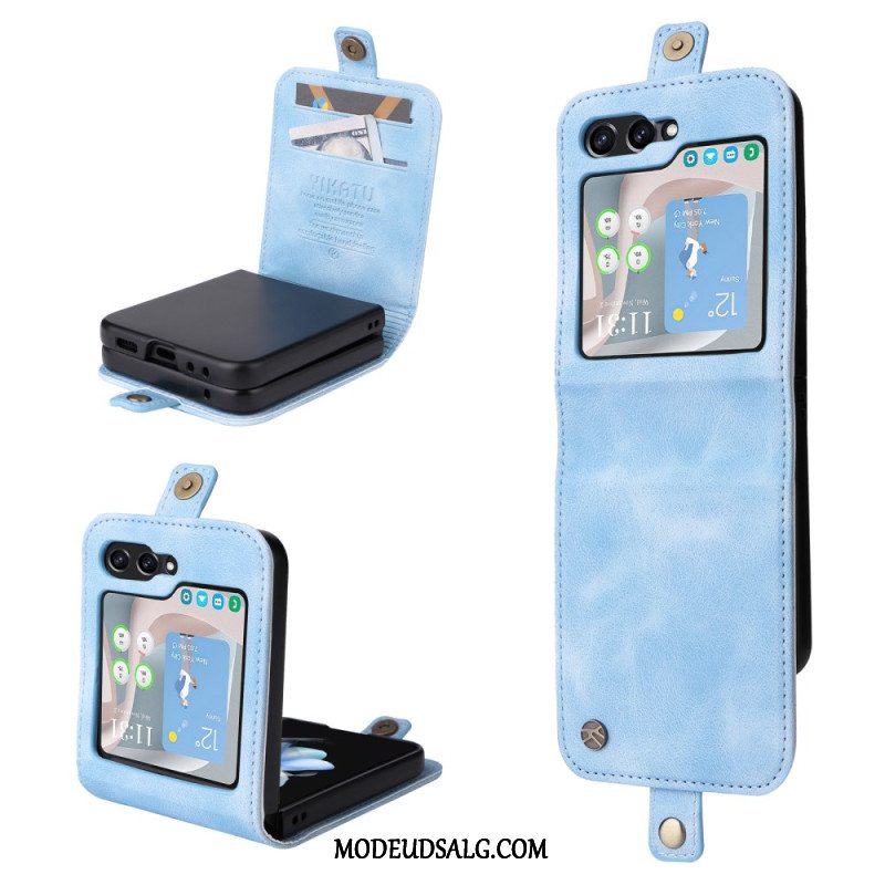 Cover Samsung Galaxy Z Flip 6 Telefon Etui Yikatu Kortholder