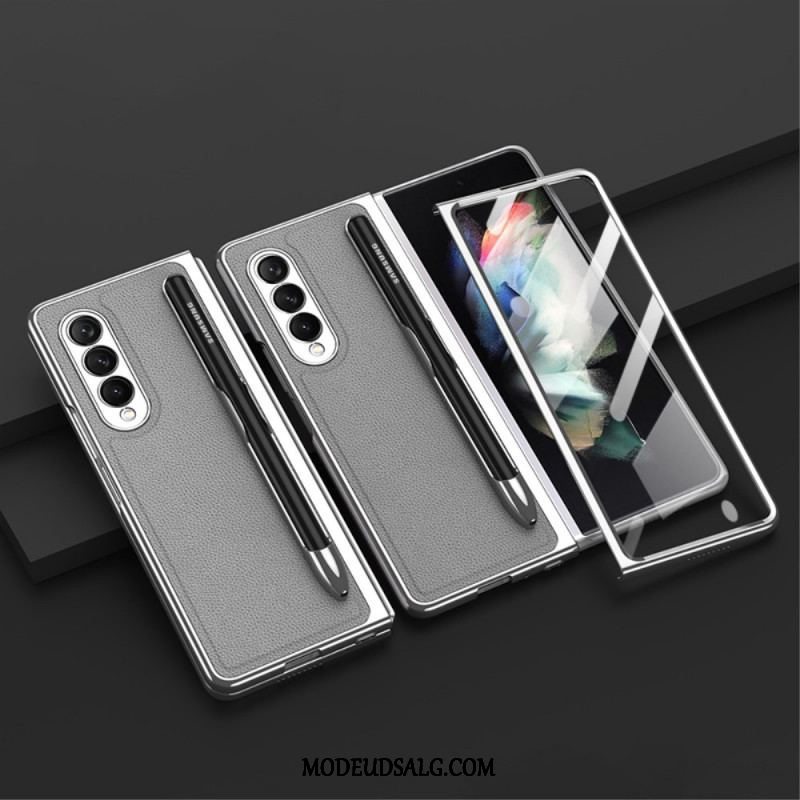 Cover Samsung Galaxy Z Fold 3 5G Beskyttelsessæt Gkk Skærmbeskytter Og Stylus Holder