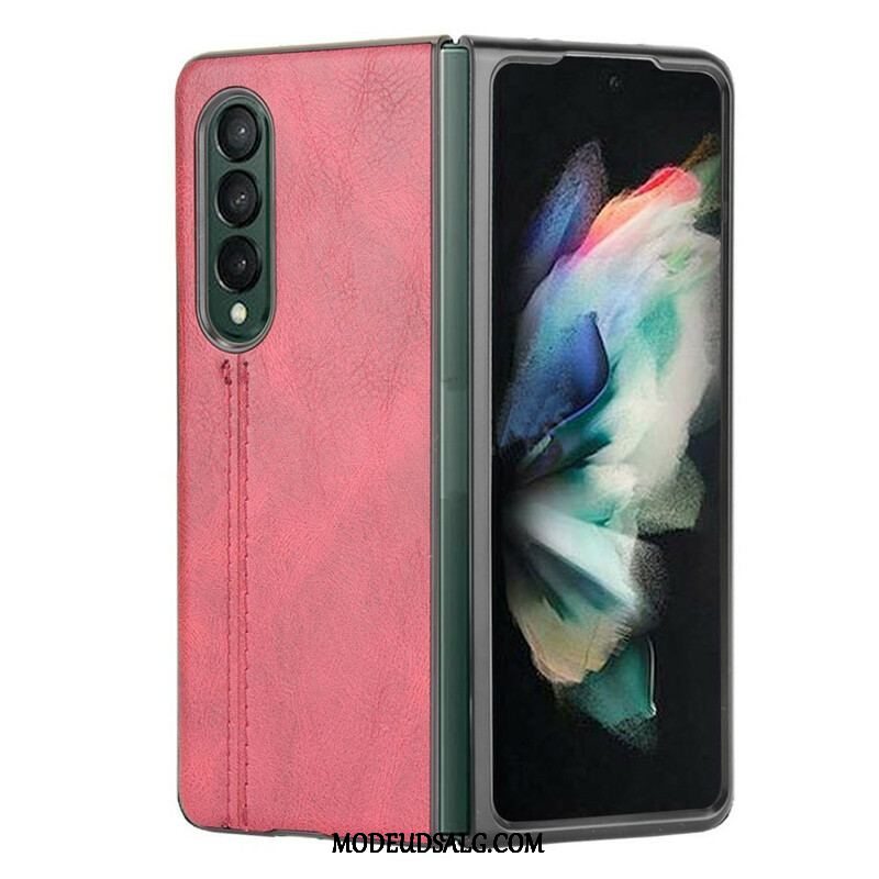 Cover Samsung Galaxy Z Fold 3 5G Couture Lædereffekt