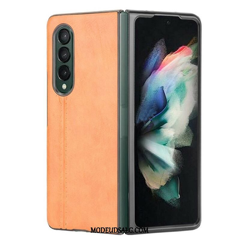 Cover Samsung Galaxy Z Fold 3 5G Couture Lædereffekt