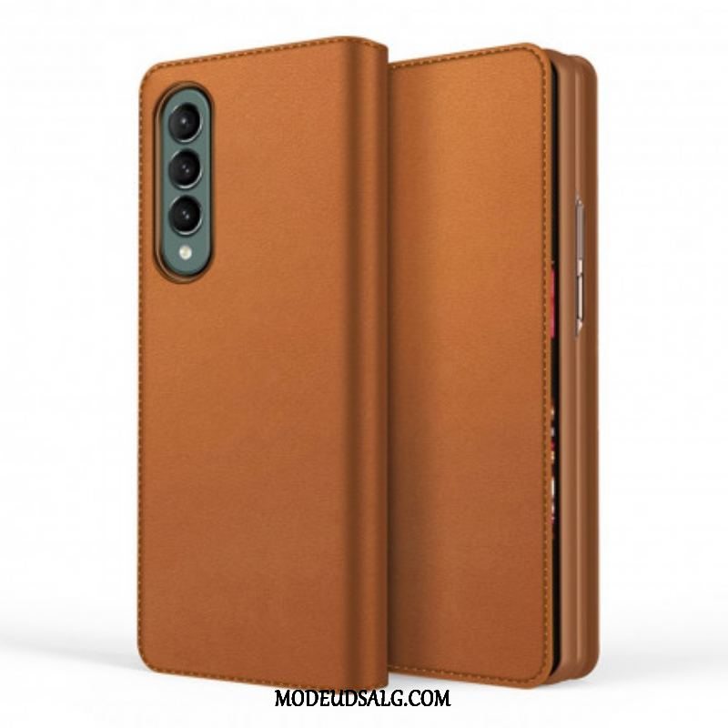 Cover Samsung Galaxy Z Fold 3 5G Flip Cover Skin-touch Split Læder