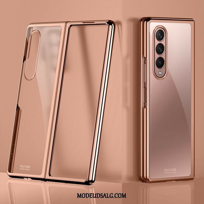 Cover Samsung Galaxy Z Fold 3 5G Gennemsigtige Metalliske Kanter