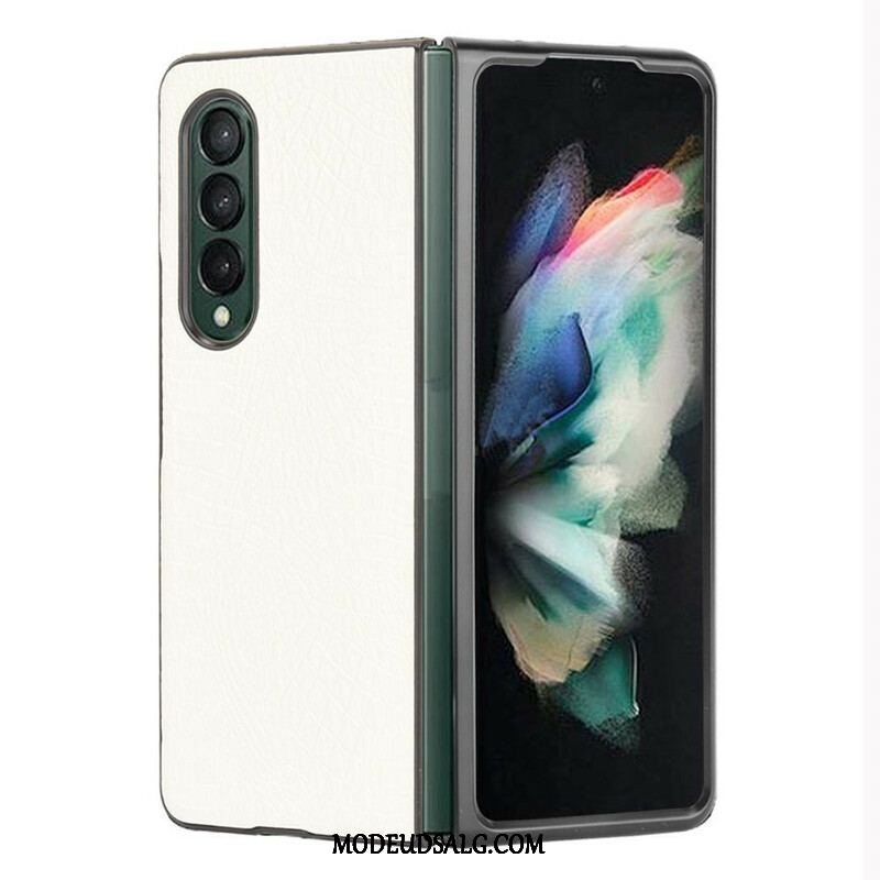 Cover Samsung Galaxy Z Fold 3 5G Imiteret Krokodille Læder