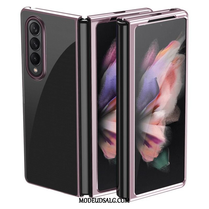 Cover Samsung Galaxy Z Fold 3 5G Kanter I Transparent Metalstil