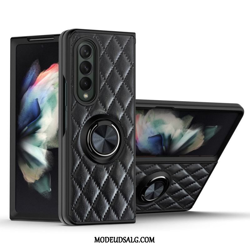 Cover Samsung Galaxy Z Fold 3 5G Polstret Med Ring-support