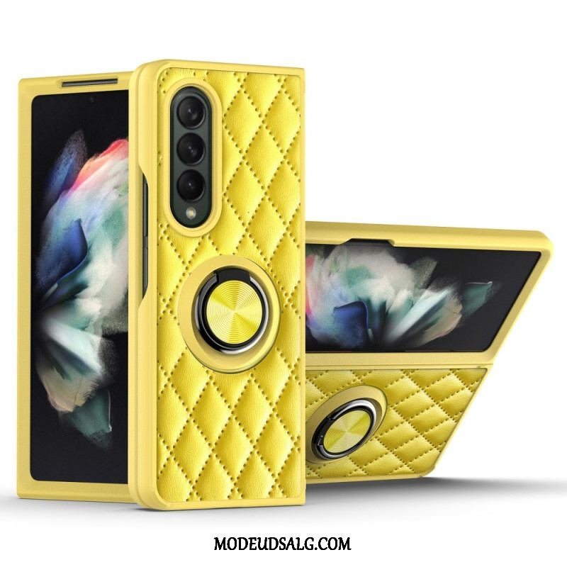 Cover Samsung Galaxy Z Fold 3 5G Polstret Med Ring-support