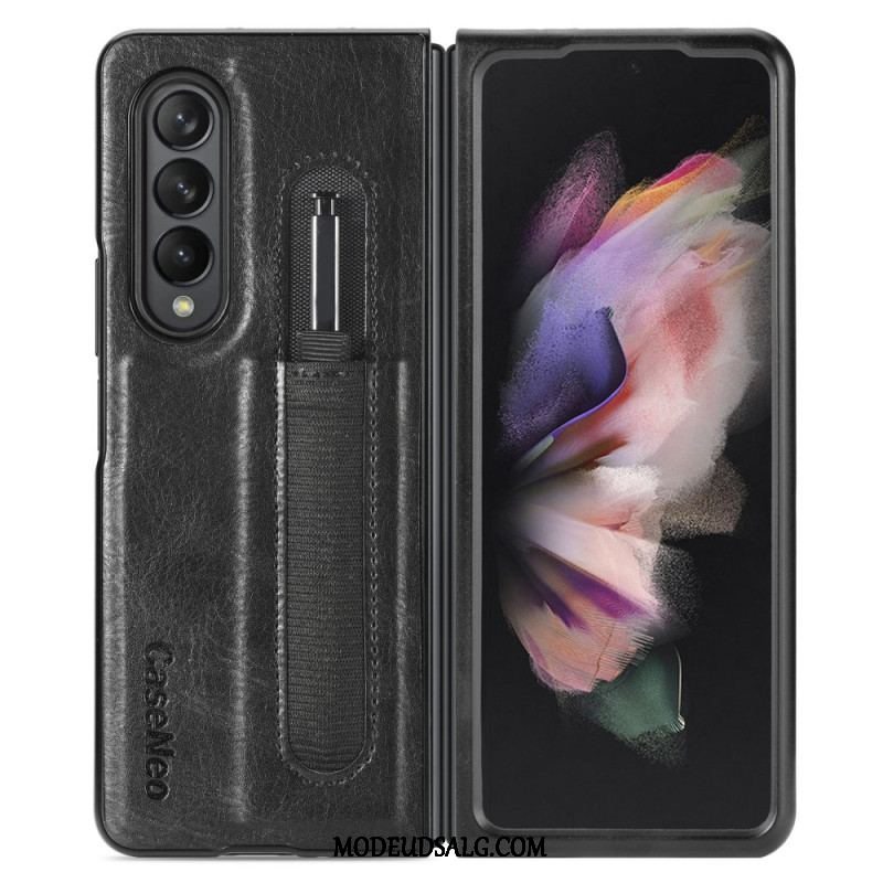 Cover Samsung Galaxy Z Fold 3 5G Style Læder Stylus Holder Caseneo