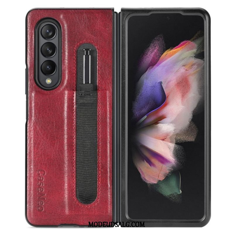 Cover Samsung Galaxy Z Fold 3 5G Style Læder Stylus Holder Caseneo