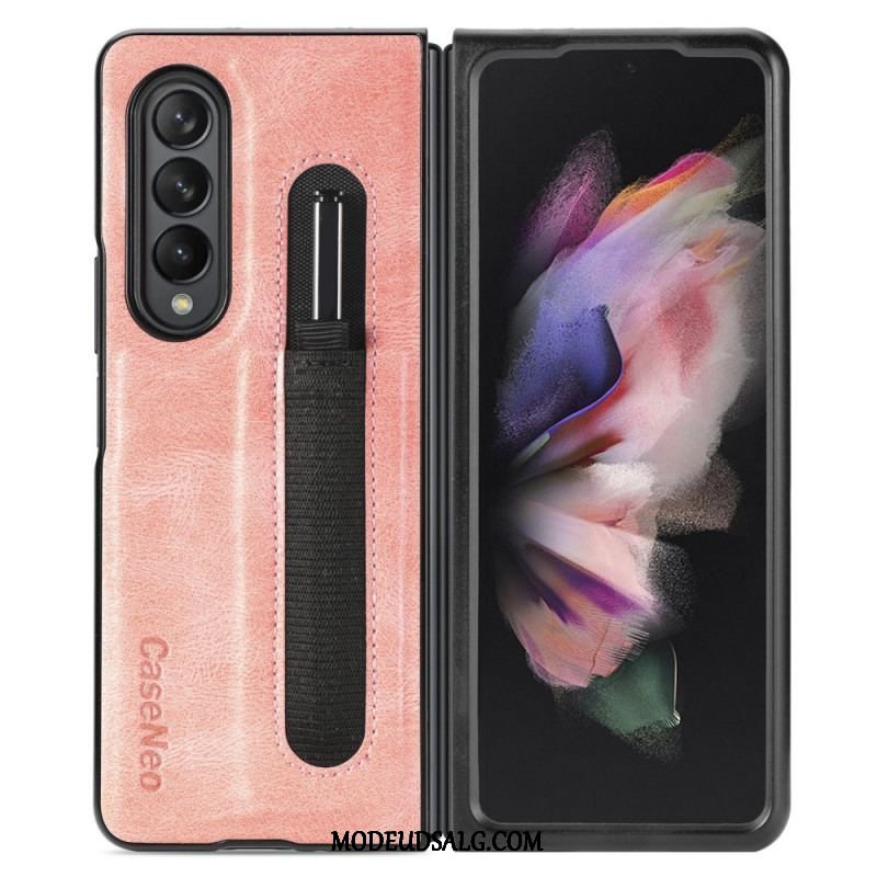 Cover Samsung Galaxy Z Fold 3 5G Style Læder Stylus Holder Caseneo