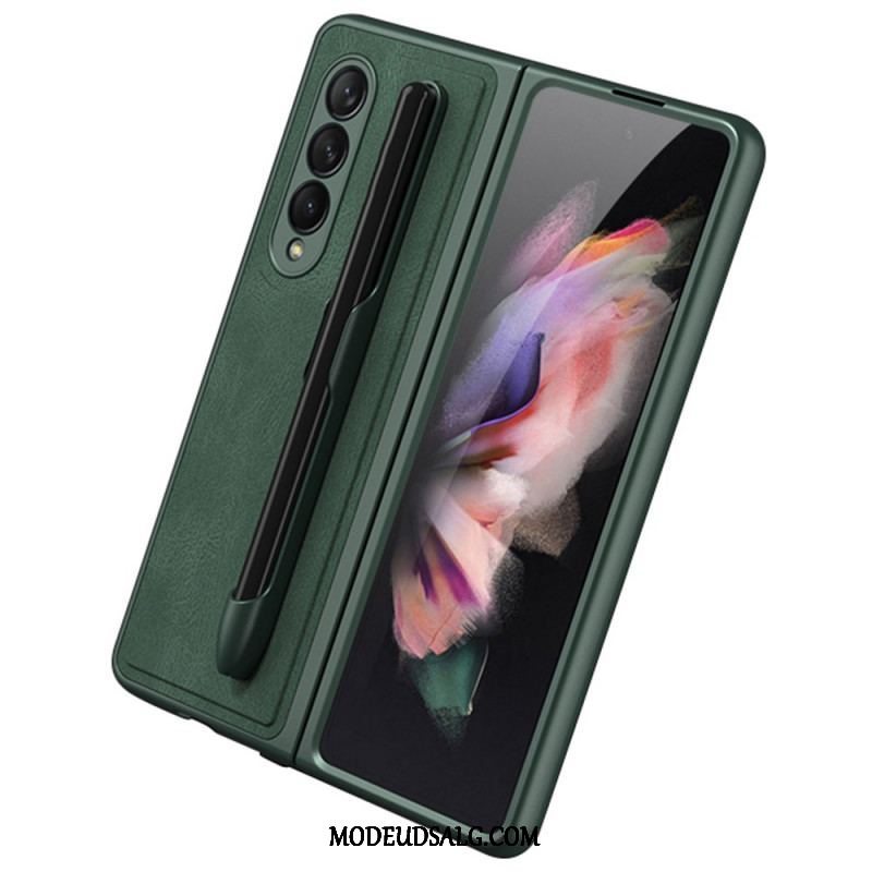 Cover Samsung Galaxy Z Fold 3 5G Stylusholder I Lædereffekt Gkk