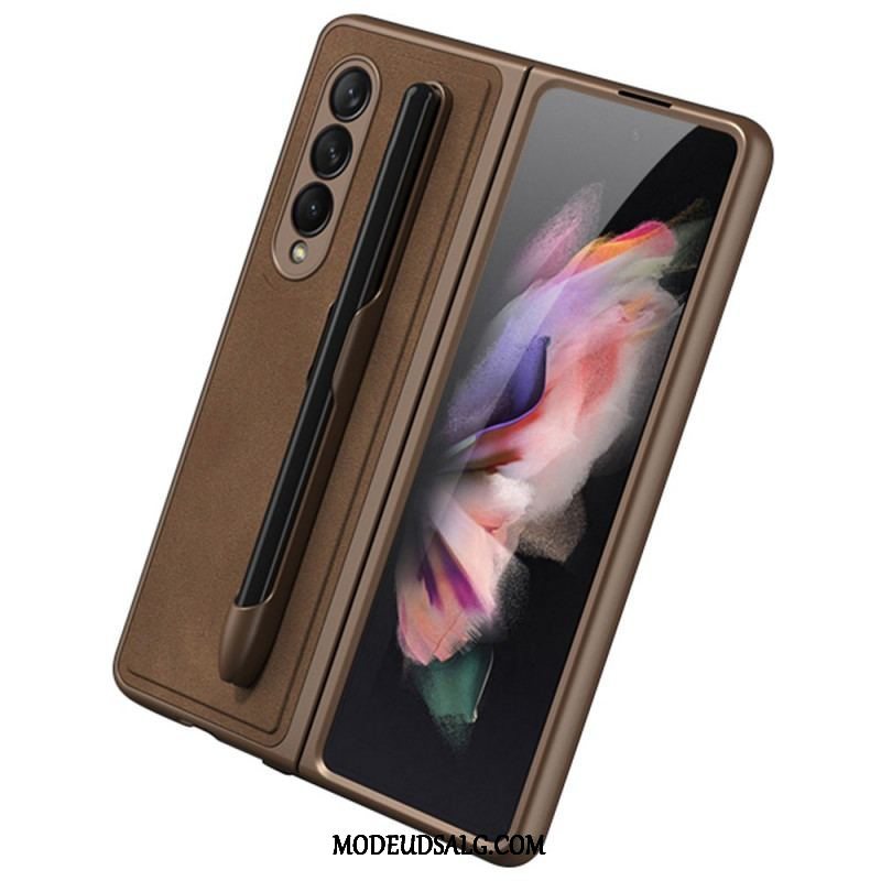 Cover Samsung Galaxy Z Fold 3 5G Stylusholder I Lædereffekt Gkk