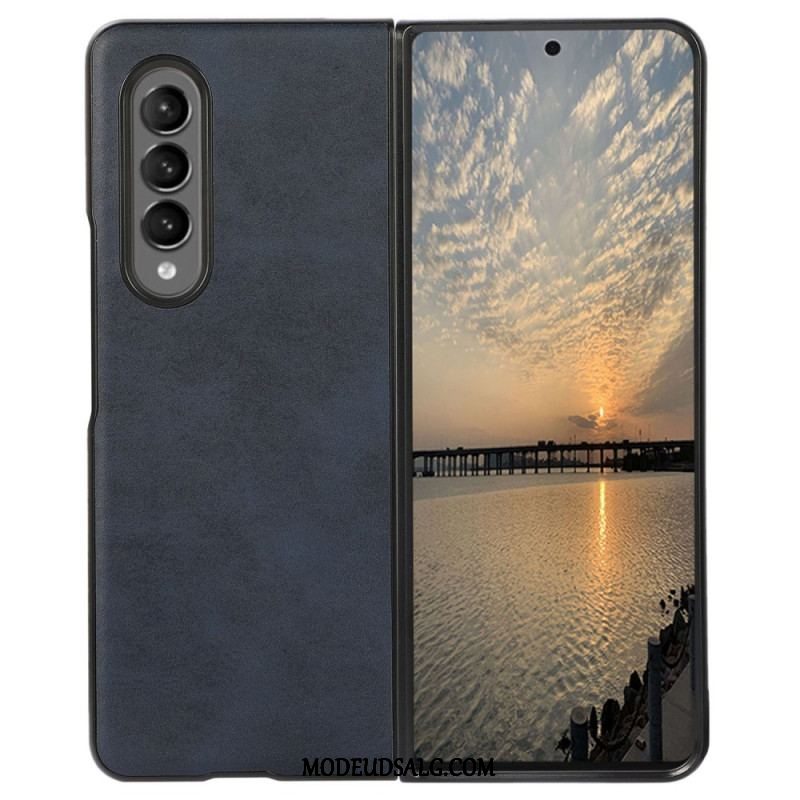 Cover Samsung Galaxy Z Fold 4 Belagt Lædertekstur