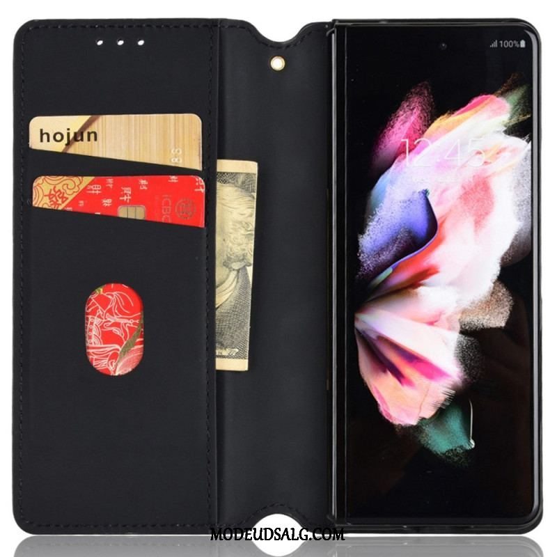 Cover Samsung Galaxy Z Fold 4 Flip Cover 3d Terning