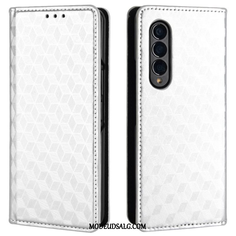 Cover Samsung Galaxy Z Fold 4 Flip Cover 3d Terning