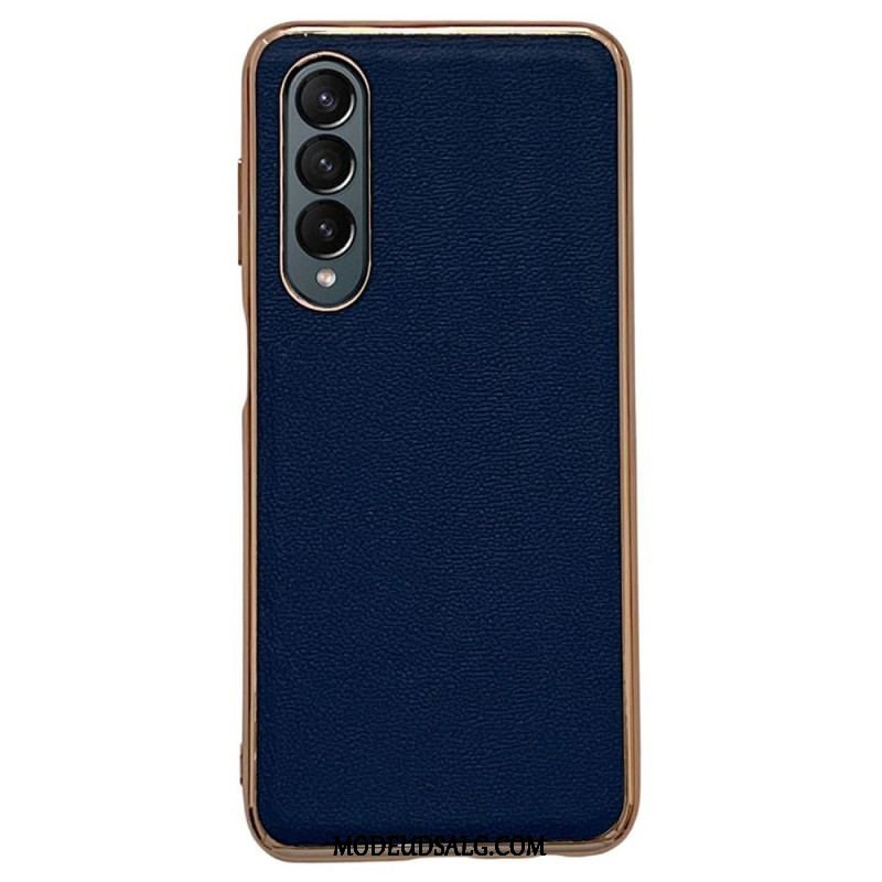 Cover Samsung Galaxy Z Fold 4 Imiteret Kalveskind