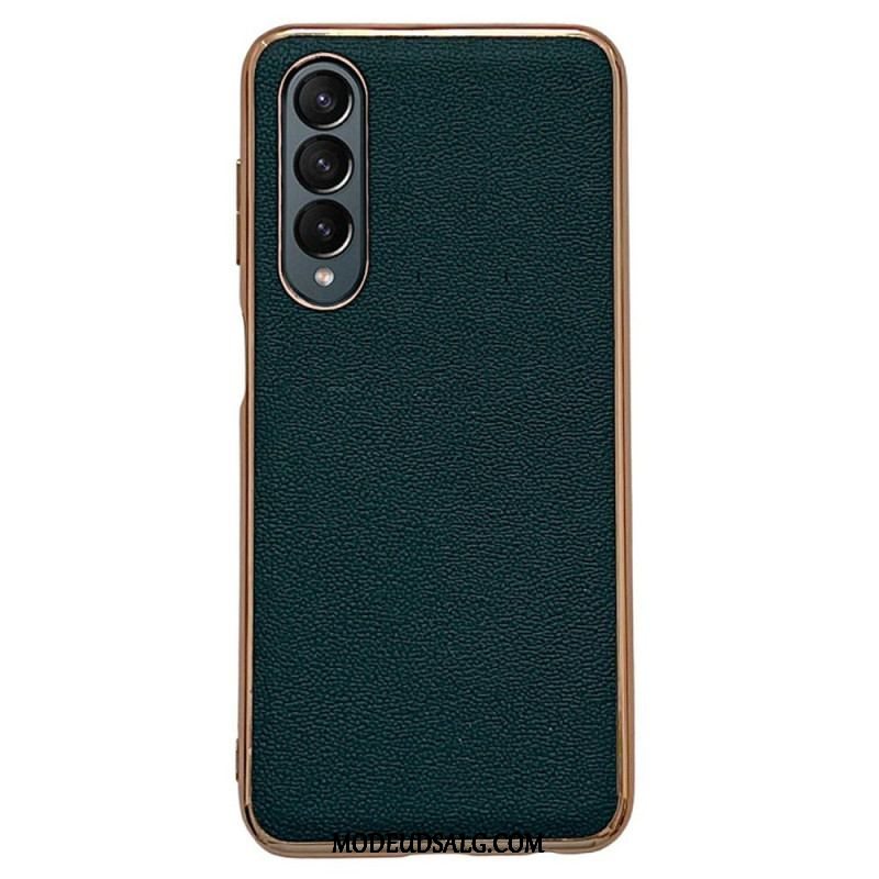 Cover Samsung Galaxy Z Fold 4 Imiteret Kalveskind