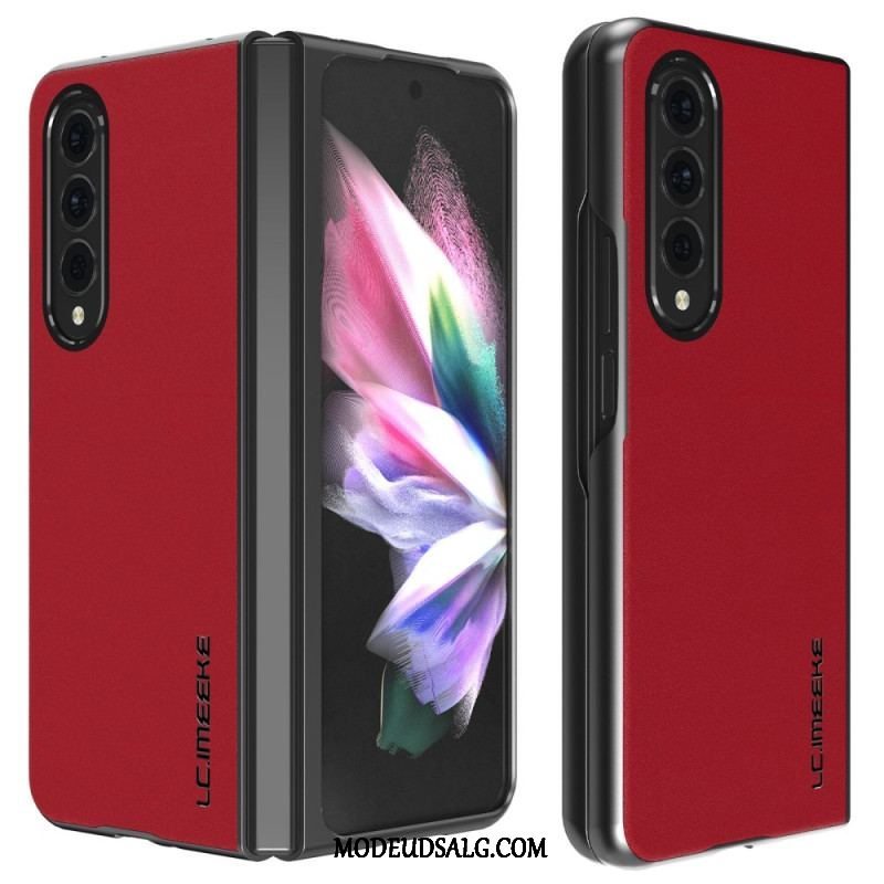 Cover Samsung Galaxy Z Fold 4 Lc. Imeeke Blødt Imiteret Læder