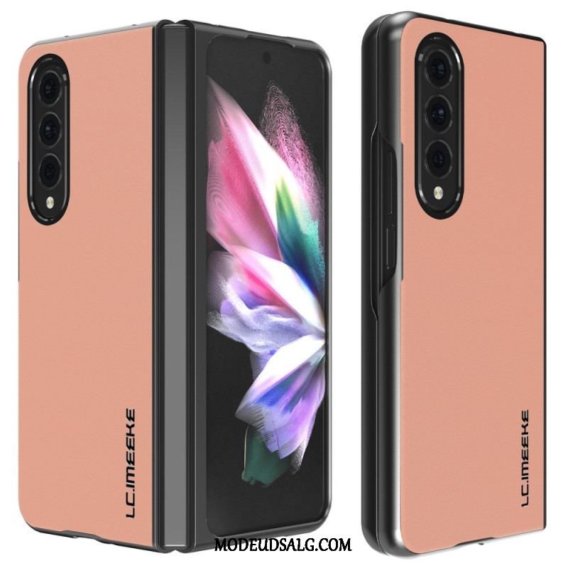 Cover Samsung Galaxy Z Fold 4 Lc. Imeeke Blødt Imiteret Læder