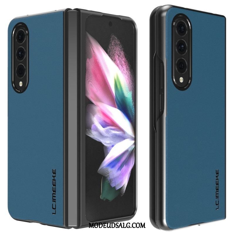 Cover Samsung Galaxy Z Fold 4 Lc. Imeeke Blødt Imiteret Læder