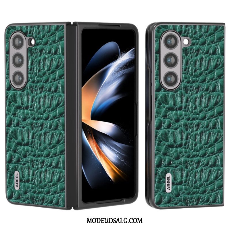 Cover Samsung Galaxy Z Fold 5 Abeel Krokodilleskindstil