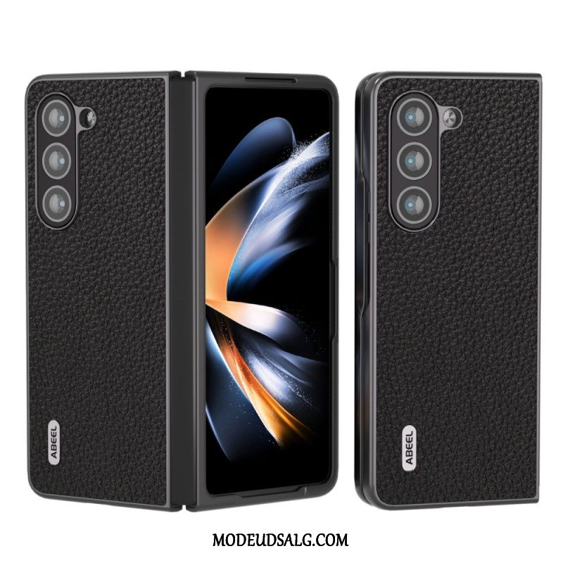 Cover Samsung Galaxy Z Fold 5 Klassisk Læder Abeel