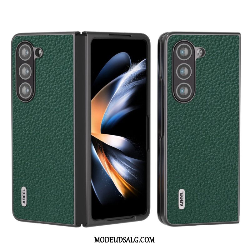 Cover Samsung Galaxy Z Fold 5 Klassisk Læder Abeel