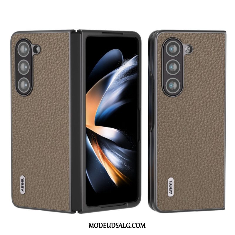 Cover Samsung Galaxy Z Fold 5 Klassisk Læder Abeel