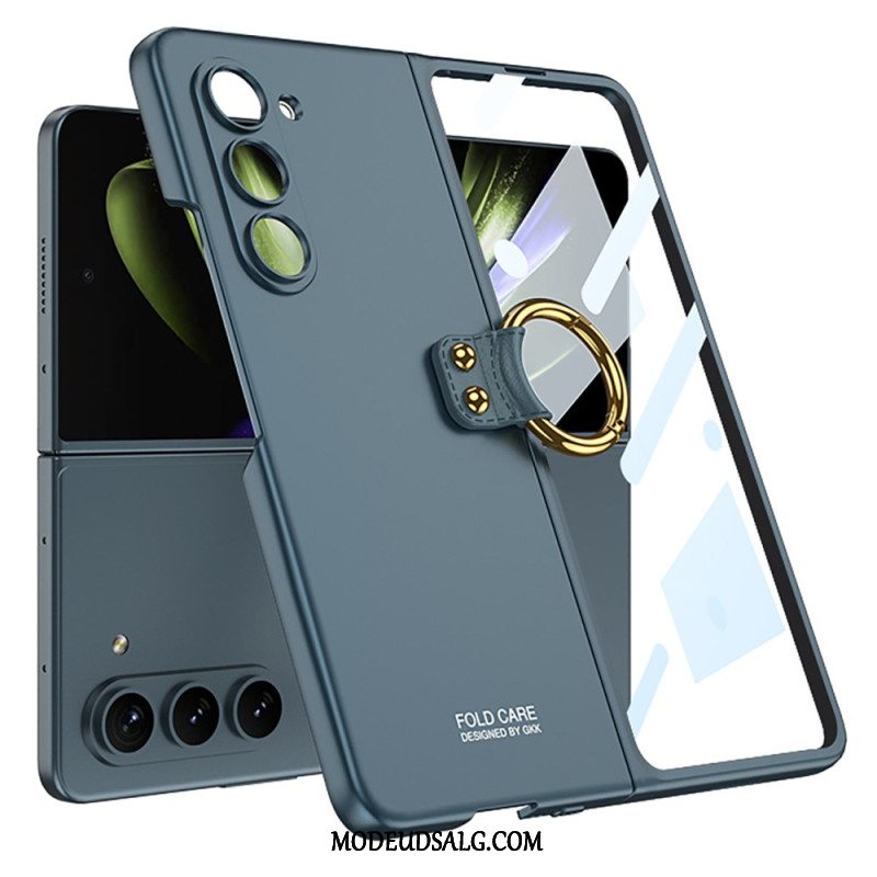 Cover Samsung Galaxy Z Fold 5 Klassisk Med Gkk Ring