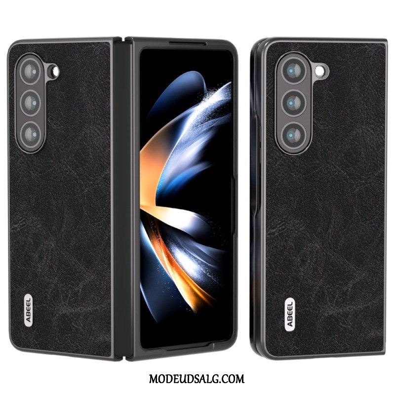 Cover Samsung Galaxy Z Fold 5 Litchi Kunstlæder Abeel