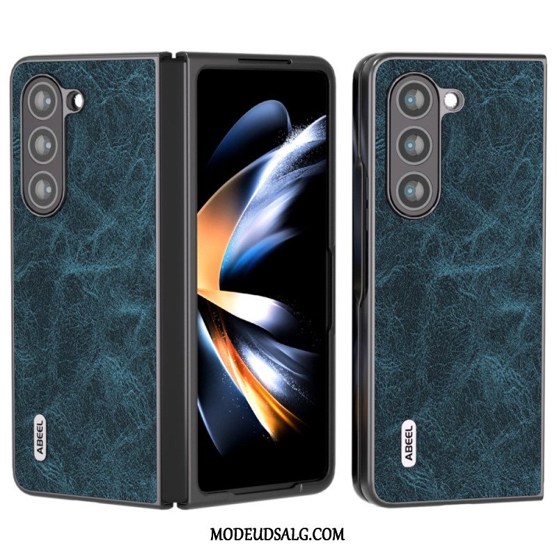 Cover Samsung Galaxy Z Fold 5 Litchi Kunstlæder Abeel