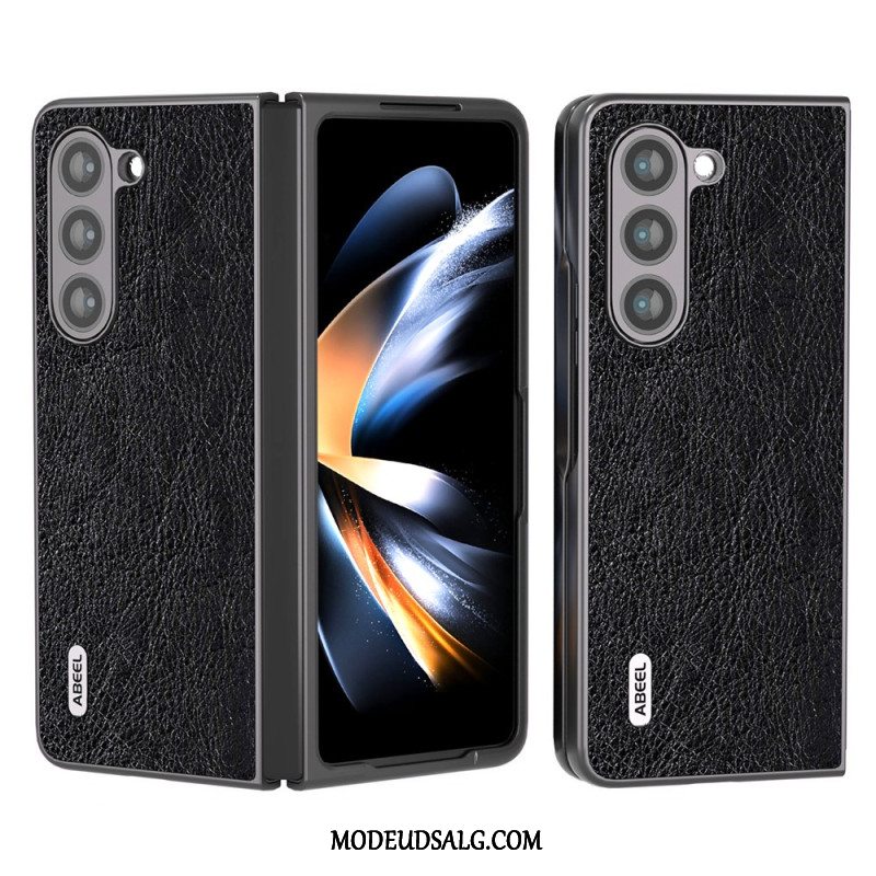 Cover Samsung Galaxy Z Fold 5 Telefon Etui Litchi Kunstlæder Abeel