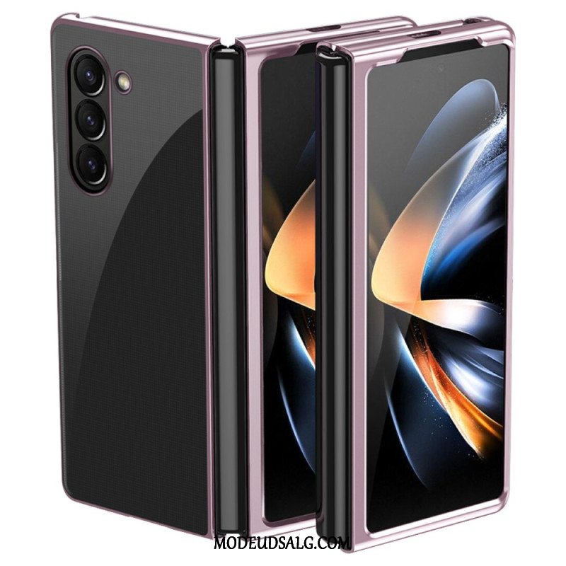 Cover Samsung Galaxy Z Fold 6 Gennemsigtige Metalliske Kanter