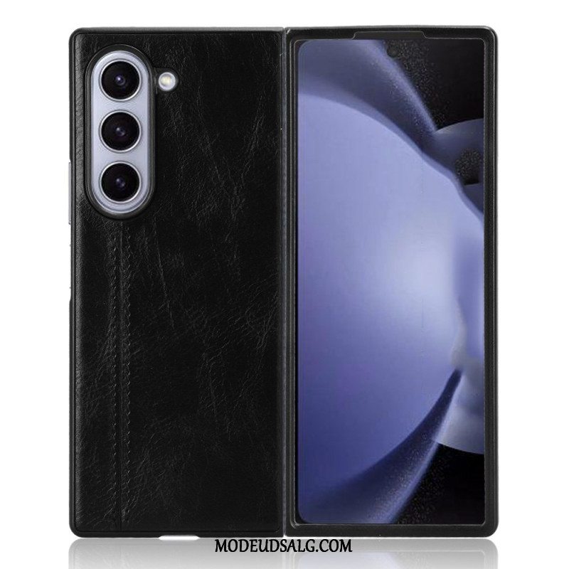 Cover Samsung Galaxy Z Fold 6 Imiteret Lædersyning