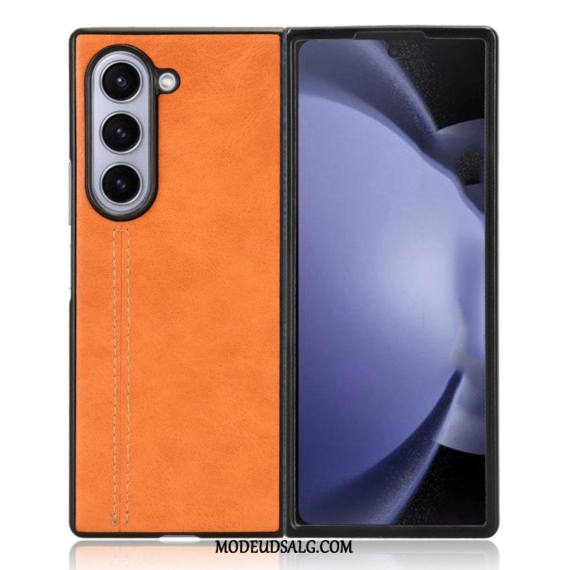 Cover Samsung Galaxy Z Fold 6 Imiteret Lædersyning