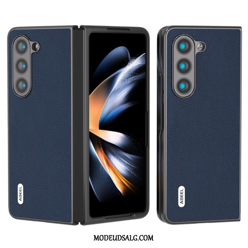 Cover Samsung Galaxy Z Fold 6 Litchi Imiteret Læder Abeel