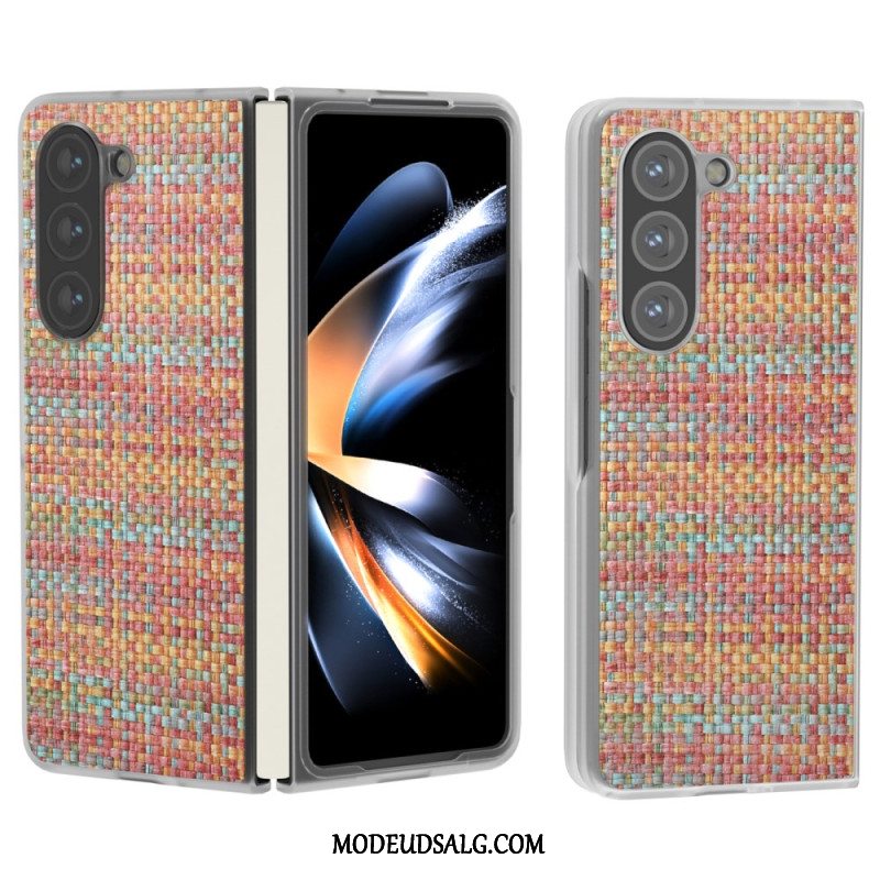 Cover Samsung Galaxy Z Fold 6 Telefon Etui Farvede Fliser Tekstur