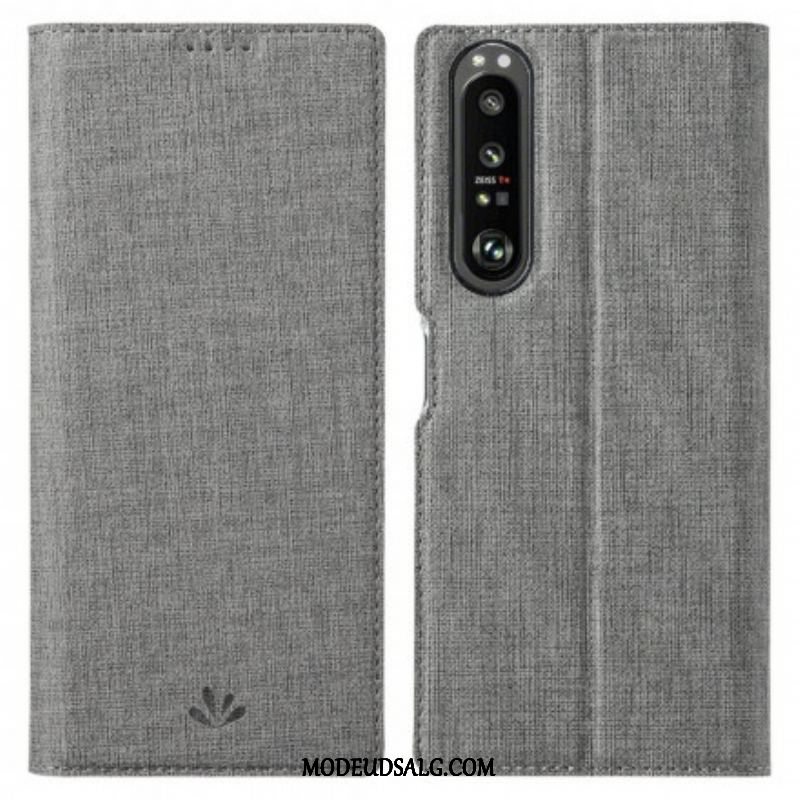 Cover Sony Xperia 1 III Flip Cover Tekstureret Vili Dmx