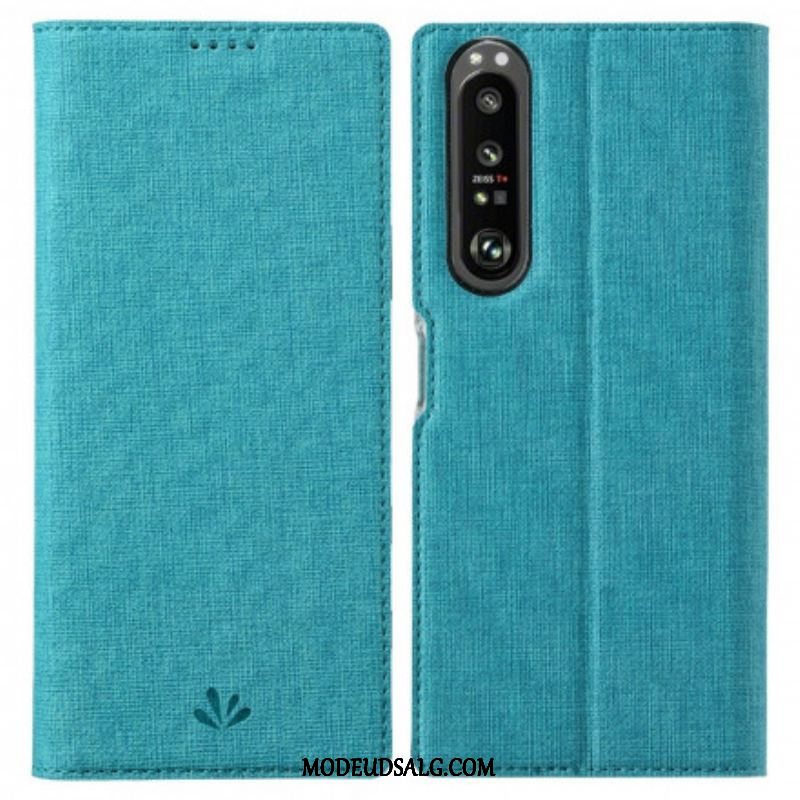 Cover Sony Xperia 1 III Flip Cover Tekstureret Vili Dmx