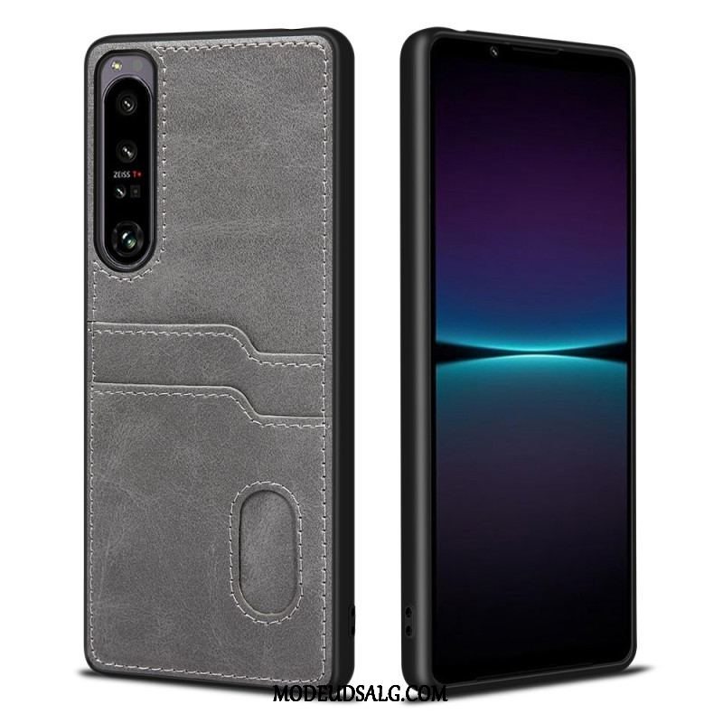 Cover Sony Xperia 1 IV Dobbelt Kortholder